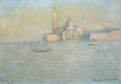 The Church of San Giorgio Maggiore Venice by Claude Monet