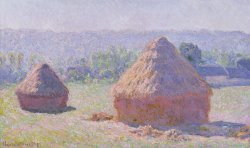 The Haystacks by Claude Monet