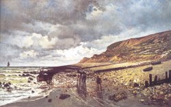 The Headland of The Heve at Low Tide by Claude Monet