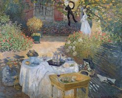 The Luncheon by Claude Monet