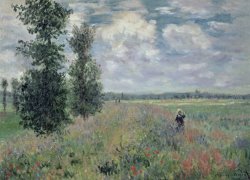 The Poppy Field by Claude Monet