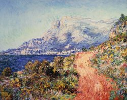 The Red Road near Menton by Claude Monet