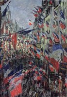 The Rue Saint Denis by Claude Monet
