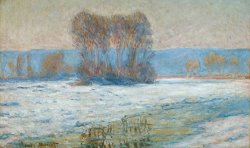 The Seine at Bennecourt by Claude Monet