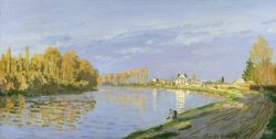 The Seine at Bougival by Claude Monet