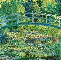 The Waterlily Pond With The Japanese Bridge by Claude Monet