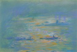 Tugboats On The River Thames by Claude Monet