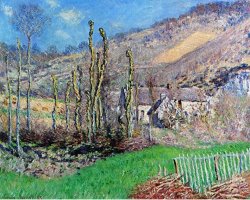 Winter at the Val de Falaise by Claude Monet