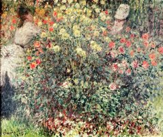 Women in the Flowers by Claude Monet