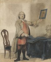 Portret Van Cornelis Bouman by Cornelis Troost