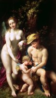 Venus with Mercury And Cupid ('the School of Love') by Correggio