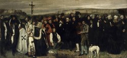 A Burial at Ornans by Courbet, Gustave