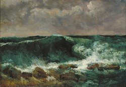 The Wave 2 by Courbet, Gustave