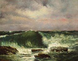 Waves by Courbet, Gustave