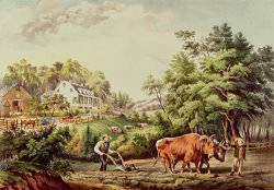 American Farm Scenes by Currier and Ives