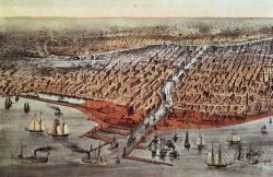 Chicago As It Was by Currier and Ives