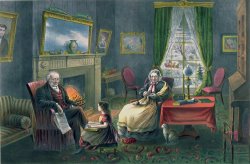 The Four Seasons of Life Old Age by Currier and Ives