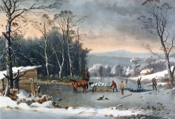 Winter in the Country by Currier and Ives