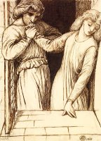 Hamlet And Ophelia by Dante Gabriel Rossetti