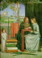 The Childhood of Mary Virgin by Dante Gabriel Rossetti
