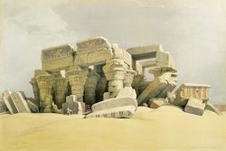 Ruins Of The Temple Of Kom Ombo by David Roberts