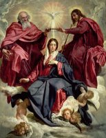 Coronation Of The Virgin by Diego Velazquez