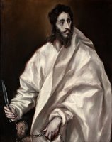 St. Bartholomew by Domenikos Theotokopoulos, El Greco