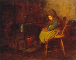 Home And Warmth by Eastman Johnson