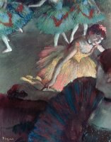 Ballerina and Lady with a Fan by Edgar Degas