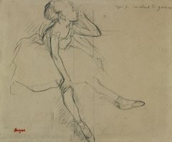 Ballet Dancer in Repose by Edgar Degas