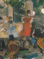Cafe Concert at Les Ambassadeurs by Edgar Degas