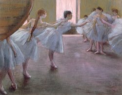 Dancers at Rehearsal by Edgar Degas