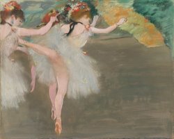 Danseuses En Blanc by Edgar Degas