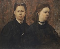 Double Portrait The Cousins of The Painter by Edgar Degas