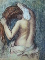Femme a sa Toilette by Edgar Degas