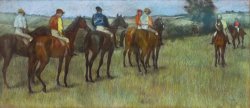 Jockeys by Edgar Degas