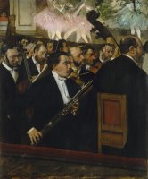 L'orchestre De L'opera Desire Dihau (1833 1909), Basson by Edgar Degas