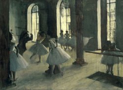La Repetition Au Foyer De La Danse by Edgar Degas