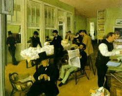 Portrait in a New Orleans Cotton Office by Edgar Degas