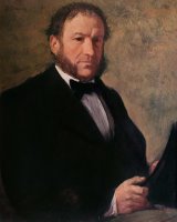 Portrait of Monsieur Ruelle by Edgar Degas