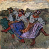 Russian Dancers by Edgar Degas