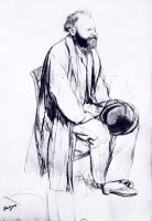 Study for a Portrait of Manet by Edgar Degas
