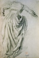 Study of a Draped Woman by Edgar Degas