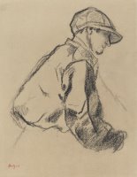 Study of a Jockey by Edgar Degas