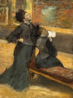 Visit to a Museum by Edgar Degas