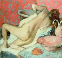 Woman drying herself by Edgar Degas