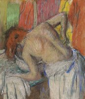 Woman washing her back by Edgar Degas