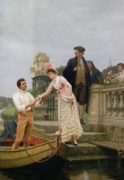 Lay Thy Sweet Hand in Mine And Trust in Me by Edmund Blair Leighton