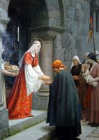 The Charity of St. Elizabeth of Hungary by Edmund Blair Leighton