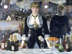A Bar at The Folies Bergere by Edouard Manet